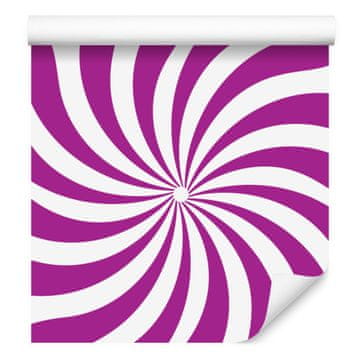 Hipi tapeta ljubičasta i bijela, ljubičasta pozadina 50x1000 cm
