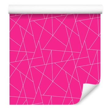 Tapeta geometrijski uzorak ljubičasta pozadina, ljubičasta sredina 50x1000 cm