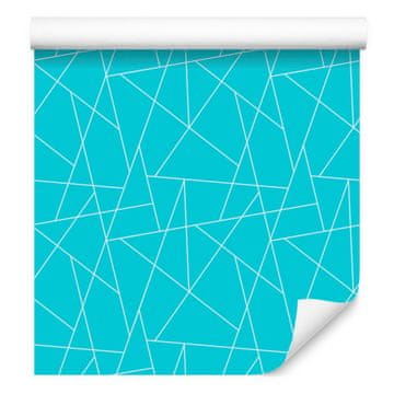 Tapeta s geometrijskim uzorkom celadona, celadon pozadina 50x1000 cm