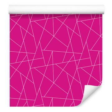 Tapeta geometrijski uzorak ljubičasta, ljubičasta sredina 50x1000 cm