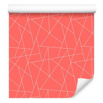 Tapeta s geometrijskim uzorkom koralja, planinski koralj 50x1000 cm