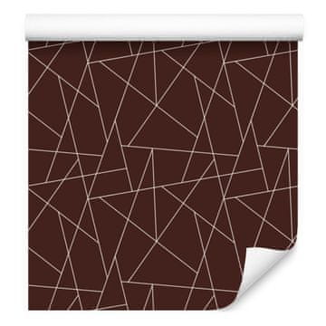 Bordo tapeta s geometrijskim uzorkom za dnevni boravak i spavaću sobu 50x1000 cm