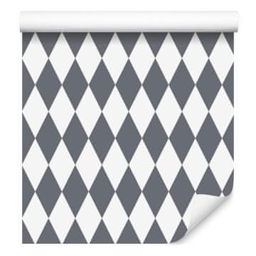 Tapeta Harlequin Diamonds siva i svijetlosiva 50x1000 cm