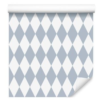 Harlequin Diamonds tapeta svijetlo siva za dnevni boravak i spavaću sobu 50x1000 cm