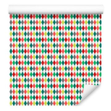 Tapeta Argyle Diamonds Coral and Sea za dnevni boravak i spavaću sobu 50x1000 cm