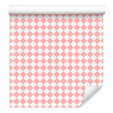 Tapeta Geometrijski rombovi koralj, koraljna pozadina 50x1000 cm