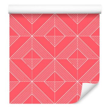 Tapeta Geometrijski rombovi koralj, planinski koralj 50x1000 cm