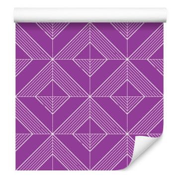 Geometrijska romb tapeta ljubičasta, ljubičasta pozadina 50x1000 cm