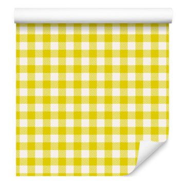 Krem tapeta s uzorkom tkanine, fini detalji za dnevni boravak i spavaću sobu 50x1000 cm
