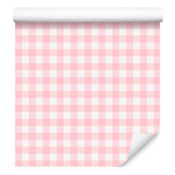 Tapeta od tkanine s uzorkom koraljno-bijele boje za dnevni boravak i spavaću sobu 50x1000 cm