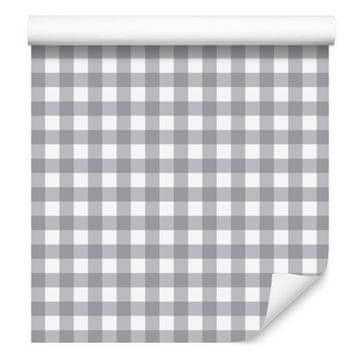 Tapeta tkanina s uzorkom svijetlo sive i sive 50x1000 cm
