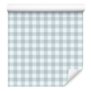 Tapeta s uzorkom tkanine, svijetlo siva i bijela, svijetlosiva pozadina 50x1000 cm