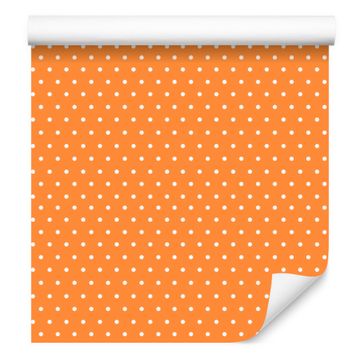 Tapeta Šarena retro kockasta breskva, breskvasta pozadina 50x1000 cm