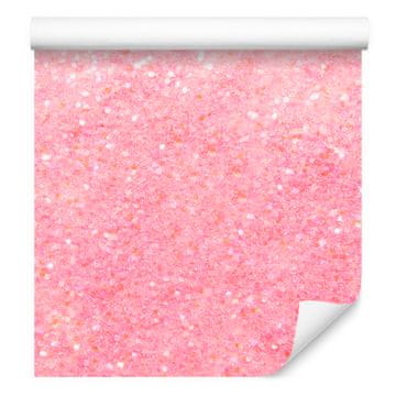 Tapeta s glitterom u puderasto ružičastoj i koraljnoj boji za dnevni boravak i spavaću sobu 50x1000 cm
