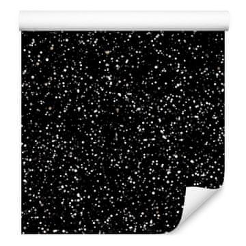 Crne glitter tapete crne i grafitne boje za dnevni boravak i spavaću sobu 50x1000 cm