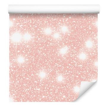 Koraljna glitter tapeta, koraljna pozadina za dnevni boravak i spavaću sobu 50x1000 cm