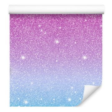 Tapeta s šljokicama, ljubičasta i lavanda, za dnevni boravak i spavaću sobu 50x1000 cm