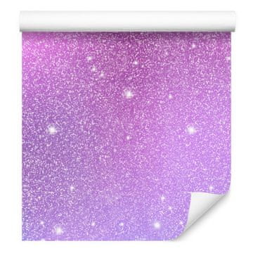 Tapeta s glitterom boje lavande, ljubičaste i plave boje za dnevni boravak i spavaću sobu 50x1000 cm