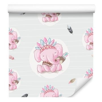 Tapeta indijskog slona za dnevni boravak i spavaću sobu 50x1000 cm
