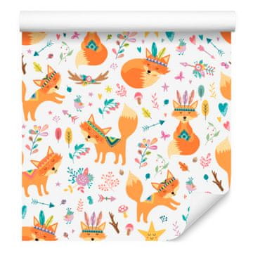 Tapeta s indijskom lisicom za dnevni boravak i spavaću sobu 50x1000 cm