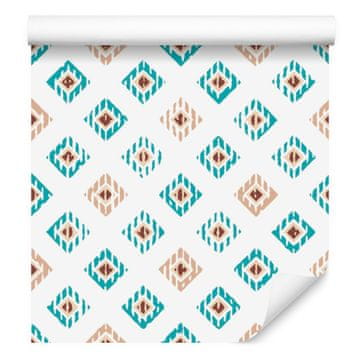 Tapeta s geometrijskim uzorkom za dnevni boravak i spavaću sobu 50x1000 cm