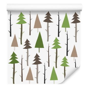 Tapeta Zelena šuma i grane za dnevni boravak i spavaću sobu 50x1000 cm
