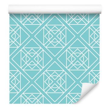 Modernističke tapete s geometrijskim ornamentima za dnevni boravak i spavaću sobu 50x1000