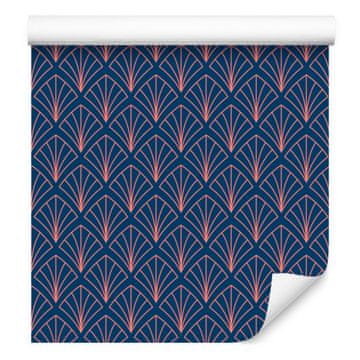 Geometrijske tapete u art deco stilu za dnevni boravak i spavaću sobu 50x1000 cm
