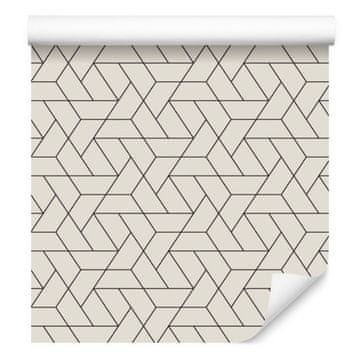 Tapeta s modernim geometrijskim uzorkom za dnevni boravak i spavaću sobu 50x1000 cm