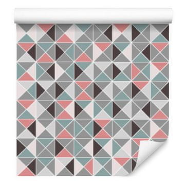 Geometrijske i šarene romboidne tapete za dnevni boravak i spavaću sobu 50x1000 cm