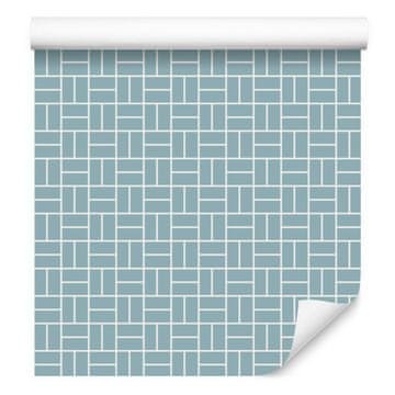 Tapeta s geometrijskim retro uzorkom za dnevni boravak i spavaću sobu 50x1000 cm