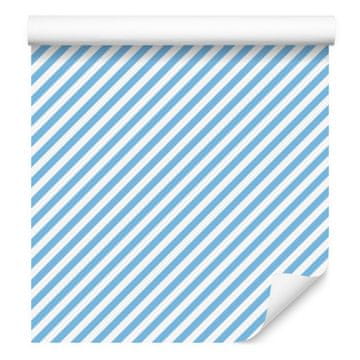 Tapeta s azurnim prugama, Azure Center za dnevni boravak i spavaću sobu 50x1000 cm