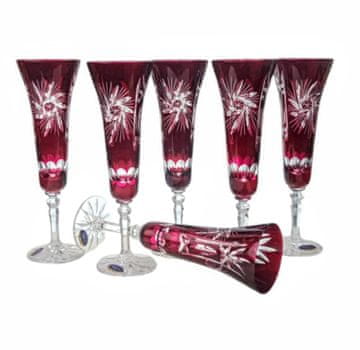 Marika Čaše za šampanjac Ruby Crystal 170 ml, mlinac za masline
