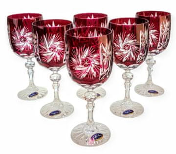 Marika Čaše za vino Ruby Crystal 240 ml, mlinac za masline