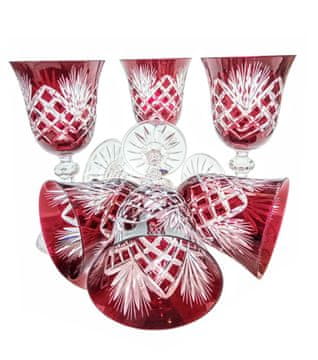 Marika Čaše za vino Ruby Crystal 170 ml s mirisom ananasa