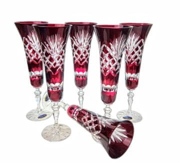 Marika Čaše za šampanjac Ruby Crystal 170 ml s mirisom ananasa