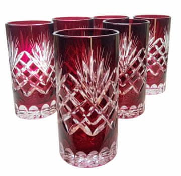Marika Čaše za vodu i piće Ruby Crystal 320 ml s mirisom ananasa