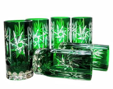 Marika Čaše za vodu Emerald Crystal 320ml, mlinac za masline
