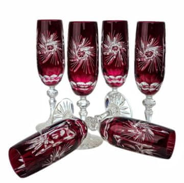 Marika Čaše za šampanjac Ruby Crystal 170ml, mlinac za masline