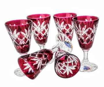 Marika Čaše za votku Ruby Crystal 40 ml s mirisom ananasa