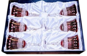 Marika Čaše za vino Ruby Crystal 170 ml francuske boje