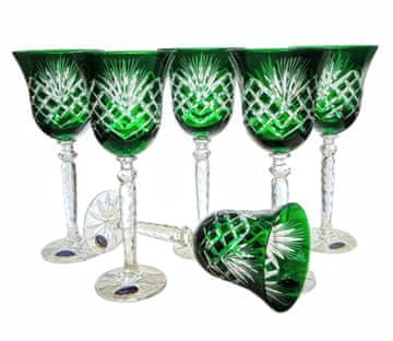 Marika Kristalne čaše za vino Emerald 280 ml s mirisom ananasa