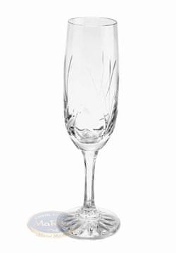 Marika Kristalne čaše za šampanjac 170ml Frozen Leaf 6 komada
