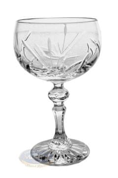 Marika Kristalne čaše za šampanjac 150ml Frozen Leaf