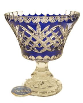 Marika Pladanj Rumcajs od kobalt kristala 16 cm Ananas