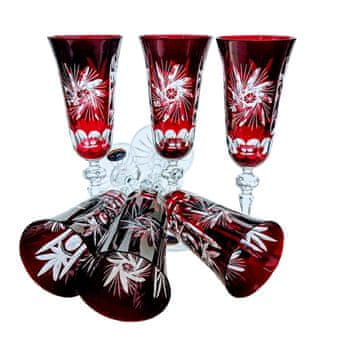 Marika Čaše za šampanjac Ruby Crystal 150ml, mlinac za masline