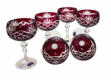 Marika Čaše za šampanjac Ruby Crystal 150ml s ananasom