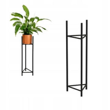 DE Metalni stalak za cvijeće, crni, Loft Sens M, MAX. POT 26 cm