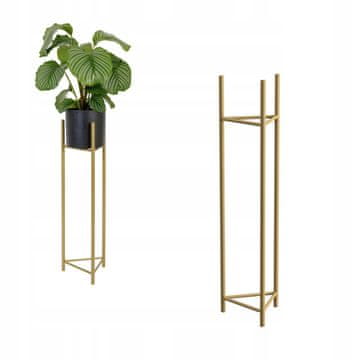 DE Metalni stalak za cvijeće Gold Loft Metz M MAX. POT 26cm