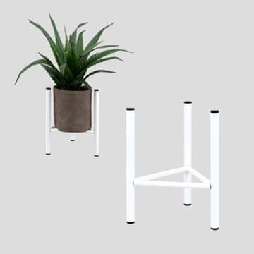 STALAK ZA CVIJEĆE Metalni stalak za cvijeće Bijeli Loft Dijon S MAX. POSUDA 20,5 cm